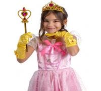 Set principessa bimba (guanti, corona, bacchetta)