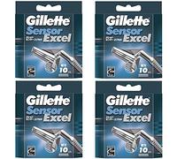 [Set product] Gillette Sensor Excel Spare blade 10 pieces x 4 pieces