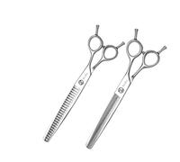 Set professionale di forbici per animali domestici SnipStar JP440C in acciaio da 8 pollici Chunker e forbici dimagranti da 7 pollici per la cura del cane, tasso di diradamento 25-45%