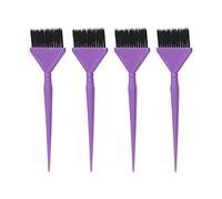 Set Professionale di Pennelli per Tinta Capelli 4 Pezzi - Setole Morbide, Design a Coda Lunga, Facile Applicazione, Portatile Pennello Tintura Capelli Applicatore Colore per Uso Domestico e in Salone