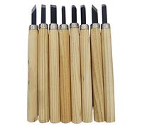 Set professionale di scalpelli per legno 12pcs Professional Wood Carving Chisel Knife Tool Set for strumenti for la mano for la scultura dettagliata di base Woodworkers Gruppi Multi scopo fai da te (