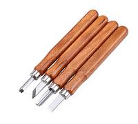 Set professionale di scalpelli per legno 4 pz/lotto Scultura in legno Coltello Scalpello Strumenti for la lavorazione del legno Strumenti Carpentiere Frutta Artigianato Artigianato Scultura Scultura