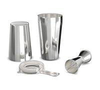 Set Professionale di Shaker , Setaccio Cocktail e Set Jigger. per Barre Pre2066