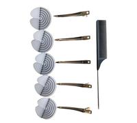 Set Professionale Extension Per Capelli Che Evidenzia Un Pettine Caldo E Sicuro E Un Piano Adatto Ai Viaggi Per Un Aspetto Semplice E Rudimenti Per Lo Styling Dei Capelli Da Viaggio Sottili