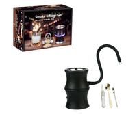 Set professionale in metallo per affumicatore per bevande, tubo flessibile, display a rete extra, spazzole per la pulizia, Dream Residence Club, confezione regalo, strumento aromatizzante per liquori