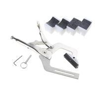 Set professionale per fret press, supporto imbottito per collo con inserti in ottone radiato