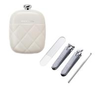 Set professionale per la cura delle unghie, 4 pezzi, ideale per saloni di casa o in viaggio per tagliare e governare, set portatile per la cura