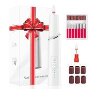 Set professionale per manicure, fresa elettrica per unghie, 15000 giri/min, velocità regolabile, pedicure, manicure per unghie in gel, gel acrilico, pedicure, set per manicure per principianti