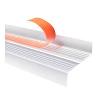 Set profilo bordo scala autoadesivo PVC 40x25 mm antiscivolo ND | Quest