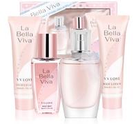 Set Profumi Donna,Regali Natale Set di Bellezza :Eau de Toilette, Gel doccia, Lozione corpo I Compleanno, Festa della Mamma, Anniversari I Per Mamme, Amici, Colleghi di lavoro