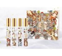 Set Profumi Donna, Set Profumo Donna Regalo, Profumi Mini Size Donna Elementi Natalizi, un Regalo Perfetto per la Famiglia e Gli Amici a Natale e per la Festa Della,Mamma, 4 * 10ml
