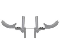 Set prolunga manubrio bbb aeropro aerobar nero
