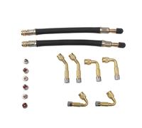 Set prolunga valvole 14 pz per valvole cerchio camion 45° 90° 135° 180mm