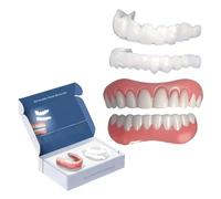 Set Protesi Dentaria Provvisoria - Denti Finti Rimovibili in Materiale Modellabile