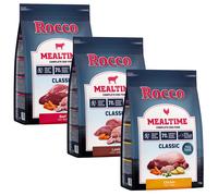 Set prova! 3 x 1 kg Rocco Mealtime Crocchette per cani - Mix 1: Manzo, Pollo, Agnello