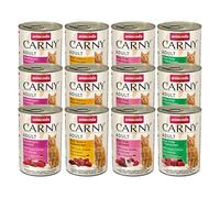 Set prova! animonda Carny Adult 12 x 400 g - MIX Pollo & Manzo, 4 gusti