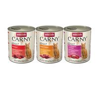 Set prova! Animonda Carny Adult 6 x 800 g - MIX Manzo, 3 gusti