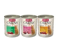 Set prova! animonda Carny Adult 6 x 800 g - MIX Manzo & Pollame, 3 gusti