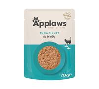 Set prova! Applaws Cat Natural in Brodo 48 x 70 g - Filetto di Tonno