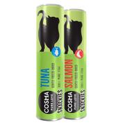 Set prova! Cosma Snackies - 46 g, 2 gusti assortiti (Tonno, Salmone)