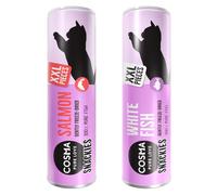 Set prova! Cosma Snackies XXL - 22 g Salmone + 18 g Pesce Bianco