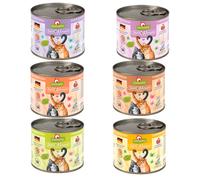 Set prova! GranataPet DeliCatessen 6 x 200 g Umido per gatto - Mix 3: 6 varianti senza pesce