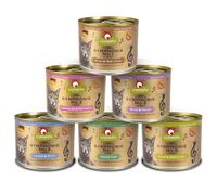 Set prova! GranataPet Symphonie 6 x 200 g Umido per gatto - Mix: Pollo, Selvaggina, Vitello, Manzo, Salmone, Gamberetti