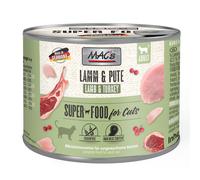 Set prova! MAC's 6 x 200 g umido per gatto - Agnello & Tacchino