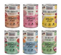 Set prova! MAC's Cat - Set %: 24 x 400 g Mix: Pollame, Salmone, Vitello, Anatra, Manzo, Coniglio