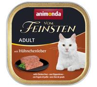 Set Prova misto! 32 x 100 g animonda vom Feinsten Adult + 20 x 15 g Milkies - Fegato di Pollo