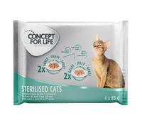 Set prova misto! Concept for Life 4 x 85 g - Sterilised