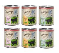 Feringa Classic Meat Menù 24 x 800 g umido per gatti - Mix 3: Coniglio e Tacchino, Agnello e Manzo, Anatra e Vitello