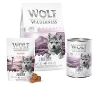 Little Wolf of Wilderness Junior 6 x 400 g - Wild Hills - Anatra & Vitello