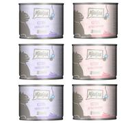 Set prova! MjAMjAM Kitten 6 x 200 g umido gatto - Mix: Pollo & Olio di Salmone, Vitello & Olio di Salmone