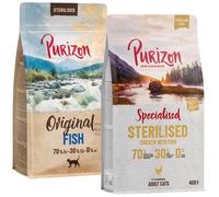 Prezzo speciale! 400 g Purizon Crocchette per gatti - Sterilised Adult Pesce