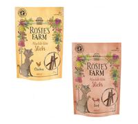 Set prova! Rosie's Farm Snack per gatti - "Sticks" (Pollo & Manzo)