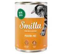 Set prova! Smilla Delizie al Pollo umido gatto - 6 x 400 g - 2 x Pesce + 2 x Manzo + 2 x Anatra