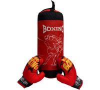 Set Pugilato Bambini Sacco da Pugilato Boxe Grande cm 50 Robusto con Guantoni