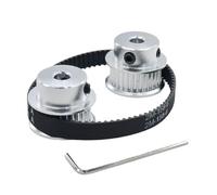 Set puleggia + cinghia 2GT 30T + 30T - Alta precisione, ! Adatto for stampanti 3D, macchine CNC - Kit trasmissione G2M(2GT-300-10mm,30T8-30T8)
