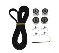 Set puleggia con cinghia dentata e tenditori per applicazioni su motori lineari 2X 20 denti