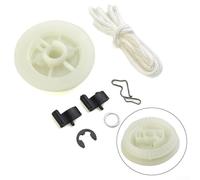 Set puleggia e pedana per avviamento a strappo per motosega - Per 021, 023, 025, compatibile con MS 210, MS 230, per MS 250 - Puleggia di montaggio per una facile riparazione di avviatori