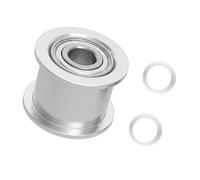 Set puleggia folle per unità stampante | Componente di servizio degli assi XY, hardware folle d'argento del metallo per le attività di sostituzione di routine