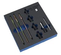 Set pulitore alesatore candela M8 M10 e M12 per la pulizia di alberi e sedili