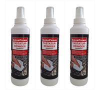 Set Pulitore Tastiera Desinfiz. CleanPrince 3 Pezzi 250 ml Trasparente