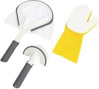 Set Pulizia 3-in-1 Bestway per Idromassaggio Lay-Z-Spa - Scopa, Spazzola, Guanto