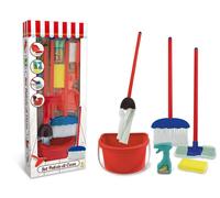 Teorema - Set Pulizie della Casa, Kit Giocattolo per Bambini, 12 Pezzi con Scopa, Paletta, Mocio, Secchio, Lavavetri e Acchiappa Polvere