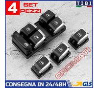 SET PULSANTIERA ALZACRISTALLI INTERRUTTORI AUDI A1 A4 A5 Q3 Q5 B8 SPORTBACK