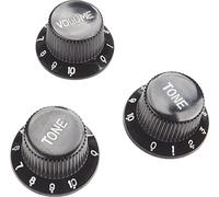 Set pulsantiera per Stratocaster, Volume + 2 tono) - Nero