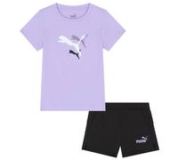 Set Puma T-shirt E Shorts Graphic Bambina 673594