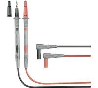 Set puntali di sicurezza Voltcraft spina lamella 4 mm - punta di prova 12 m nero rosso MS-4P (MS-4P)